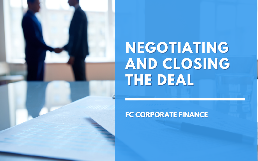 Negotiating and closing the deal